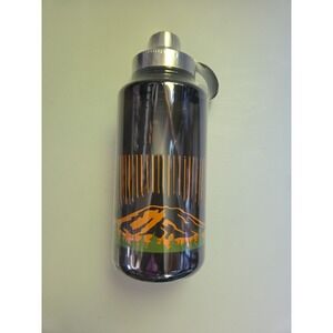 Ozark Trail 32oz Black BPA Free‎ Plastic Water Bottle w/ Screw-on Lid - NEW
